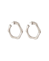 Bamboo Hoop Earrings