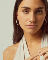 Bamboo Hoop Earrings