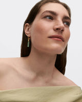 Green Aventurine Large Jupiter Single Hoop