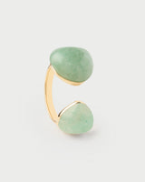 Green Aventurine Gravity Ring