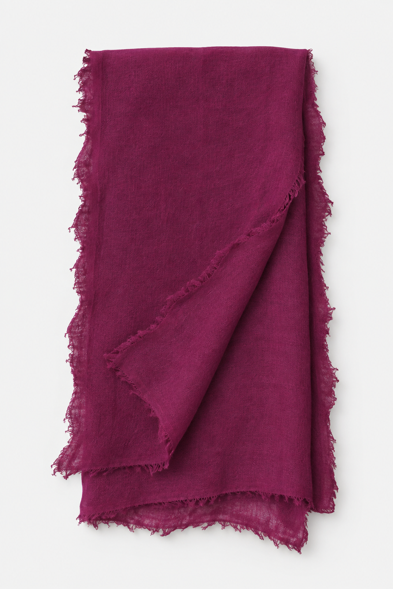 felted cashmere scarf