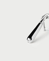 Large Jupiter Silver Single Hoop