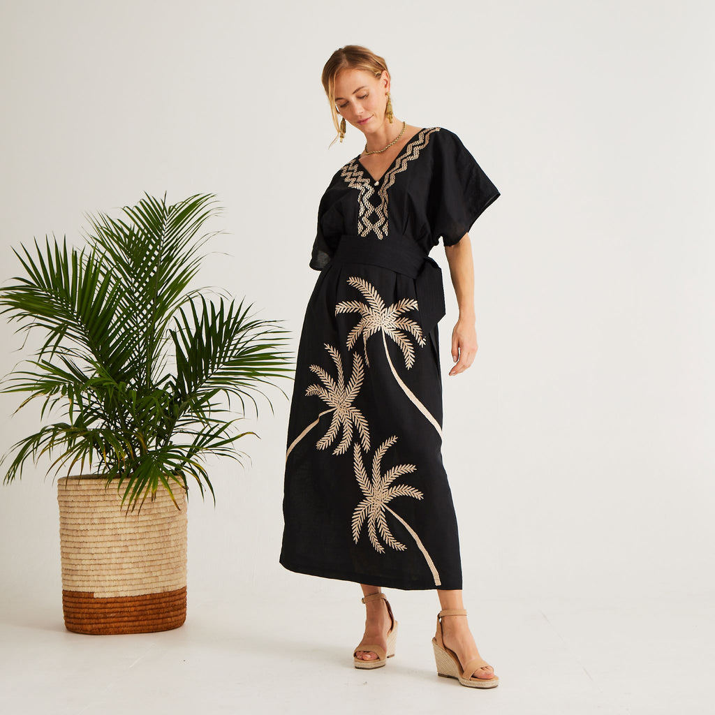 Penelope Dress XS / Black Palm Penelope Dress XS / Black Palm