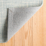 Crosshatch Hand Micro Hooked Wool Rug | Sky