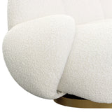 Kass Swivel Chair - Cream