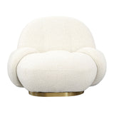 Kass Swivel Chair - Cream