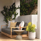 Darlene Outdoor Sofa - Charcoal