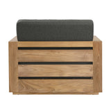 Darlene Outdoor Sofa Chair - Charcoal