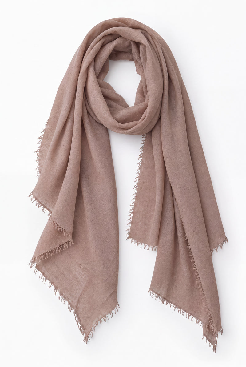 felted cashmere scarf