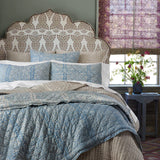 Raisa Slate Woven Euro
