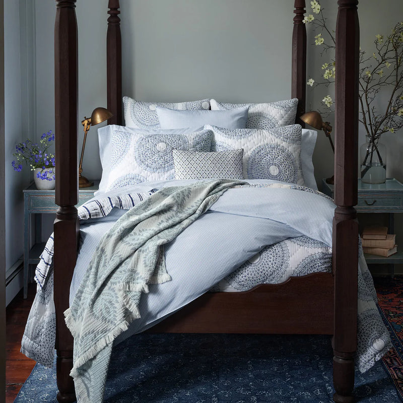 Cinde Light Indigo Organic Duvet