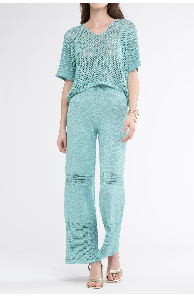 Tina Crochet Lurex Pants
