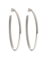 Oasis Silver Hoop Earrings