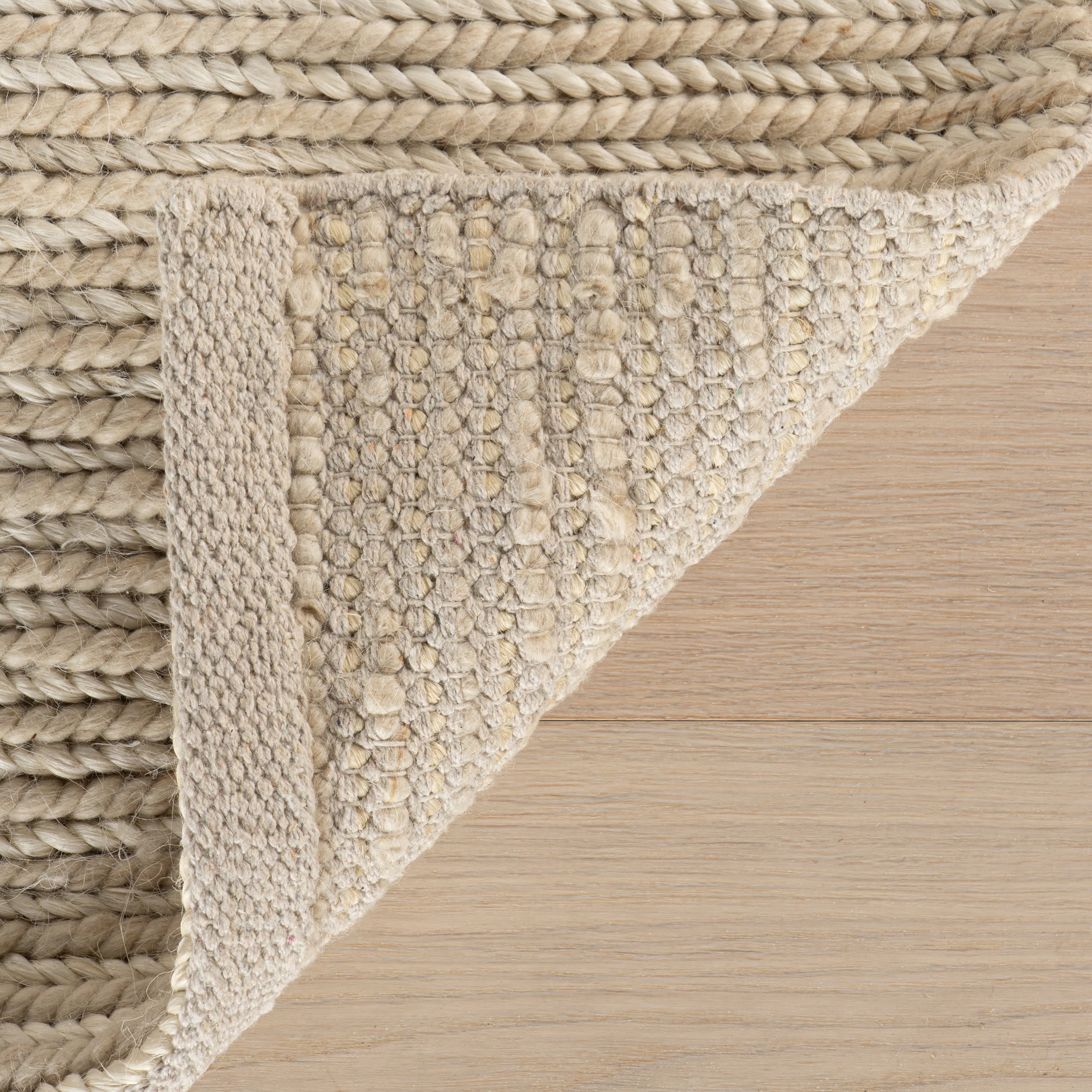 Hades Soumak Jute Rug | Ivory