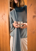ASCAIN Scarf (COASTAL BLUE / WINTER WHITE)