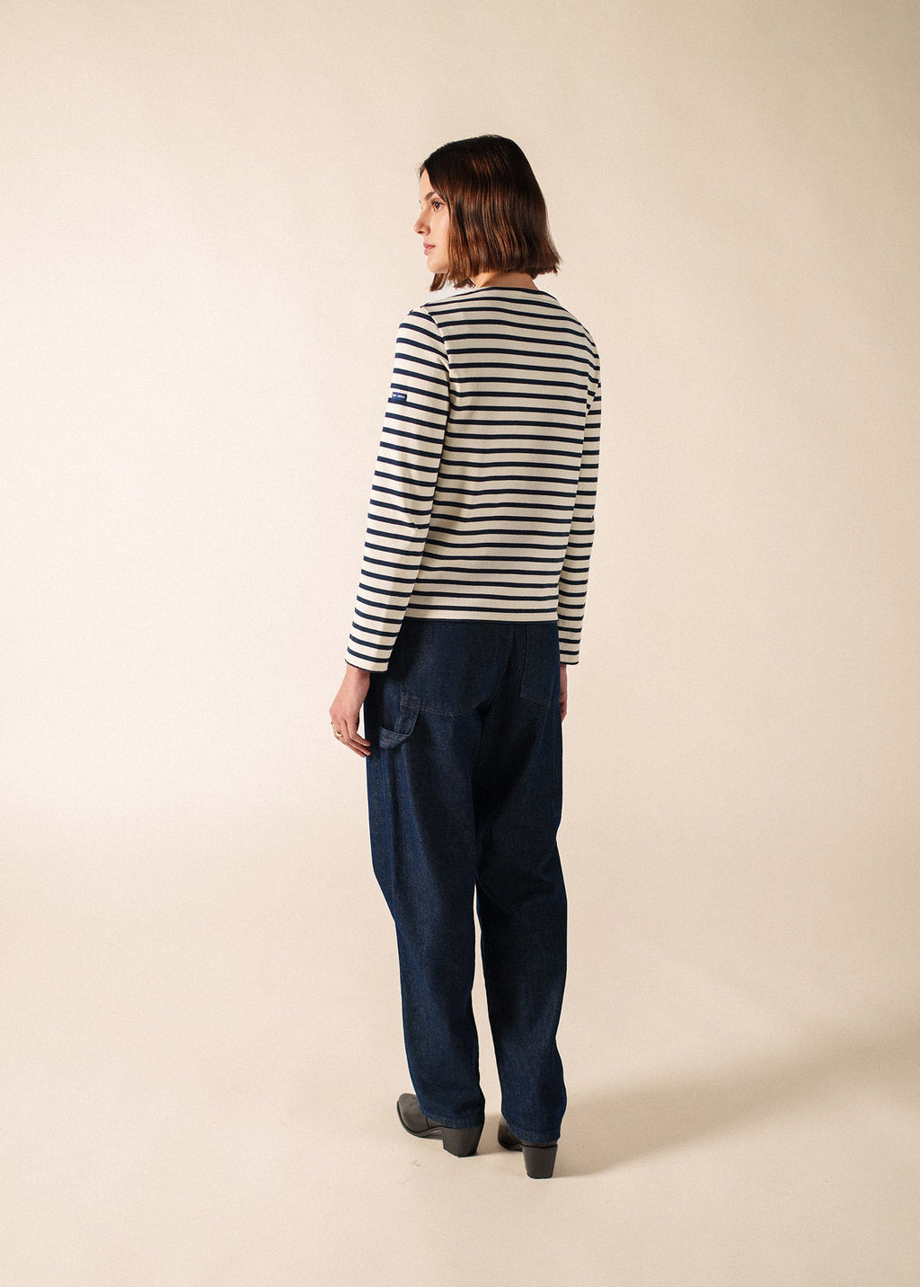 PORTUNE Breton Shirt (ECRU / NAVY)