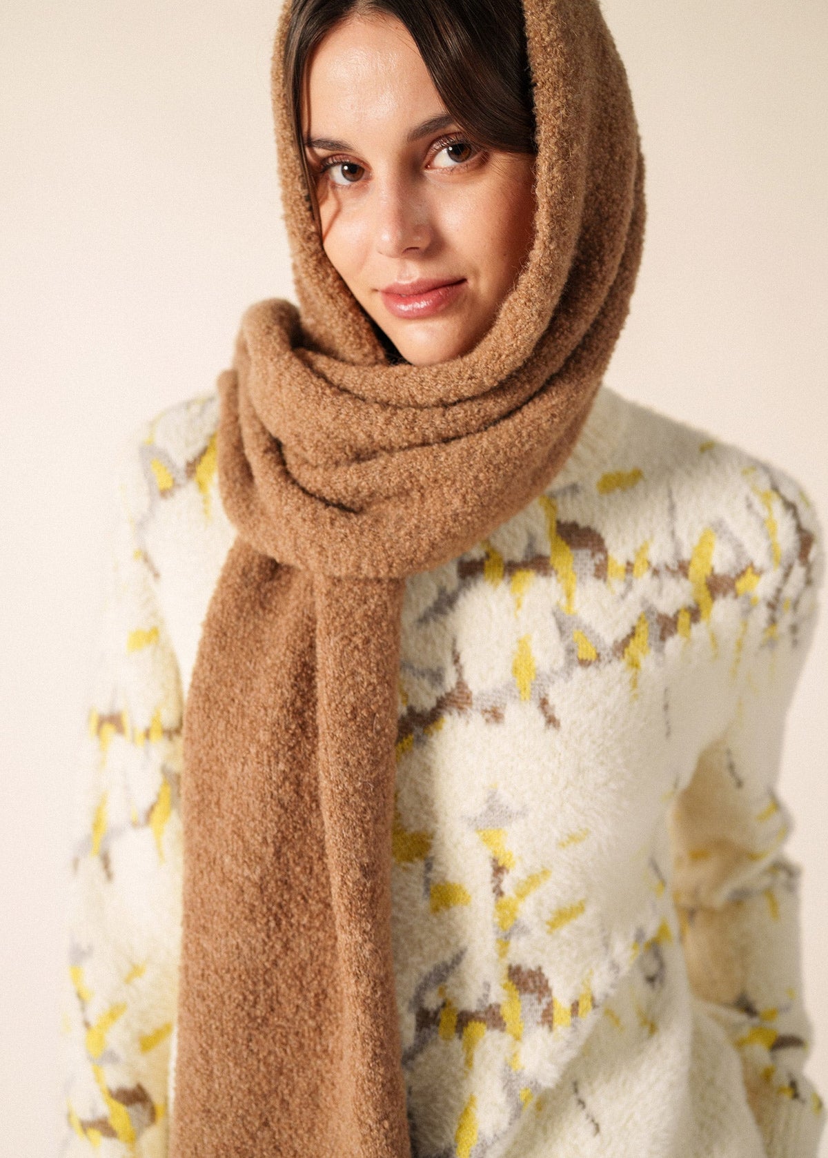 CADEAC Scarf (DARK BEIGE)