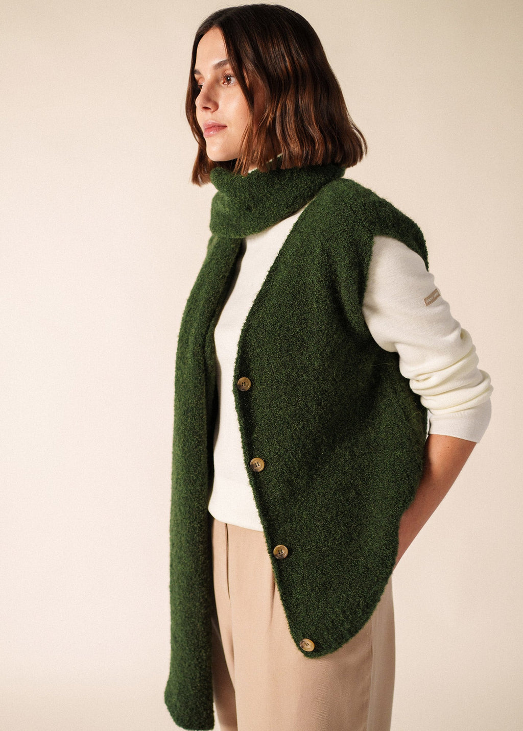 CADEAC Scarf (MOSS GREEN)