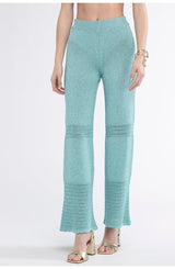 Tina Crochet Lurex Pants