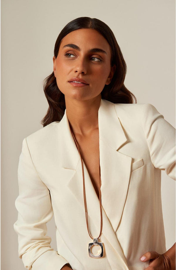 Aldaba Long Necklace