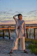 The Twill Wide Leg Pant