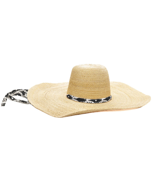 Baba Tree Big Brim Hat - Black