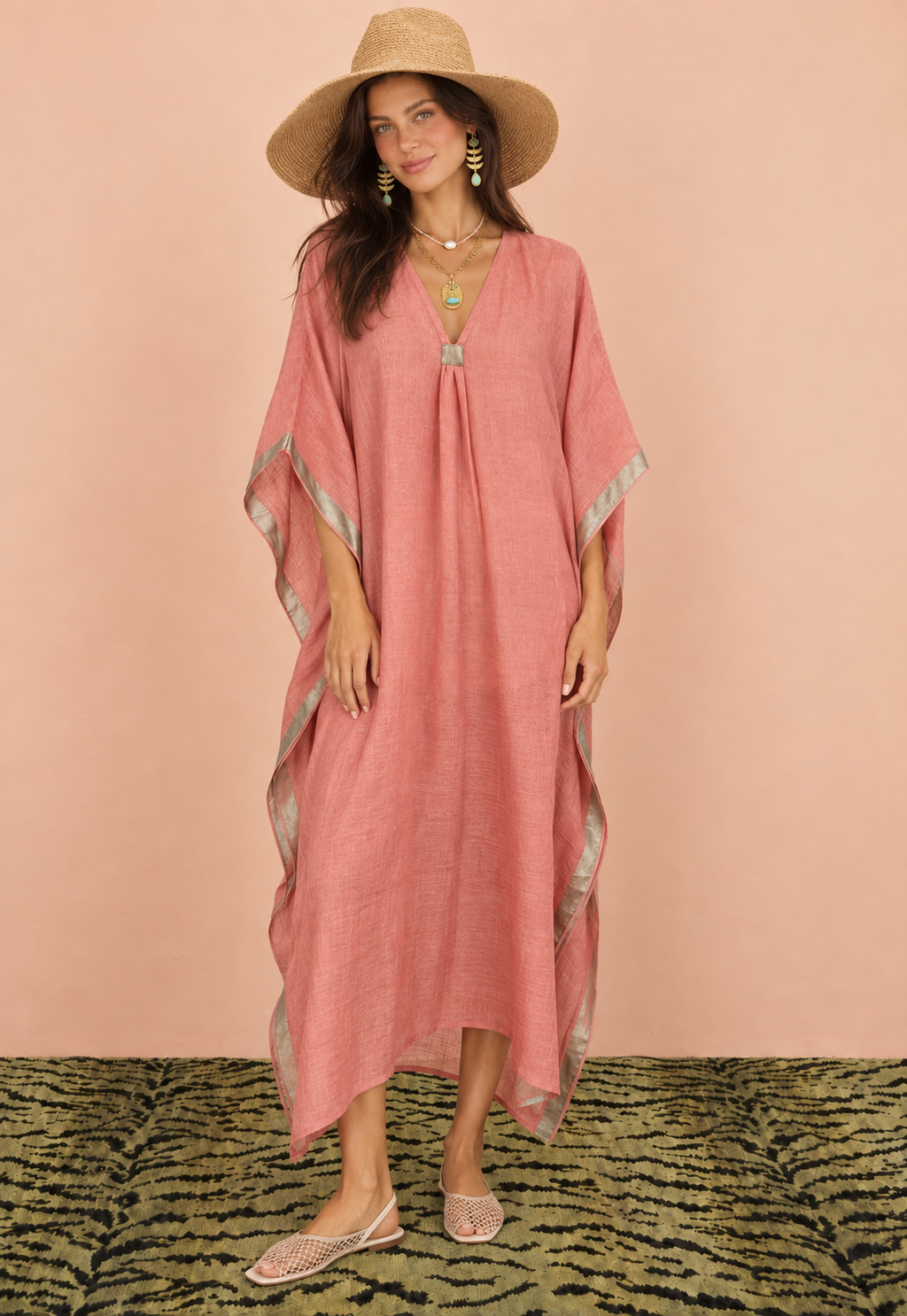 Kerala Linen Kaftan
