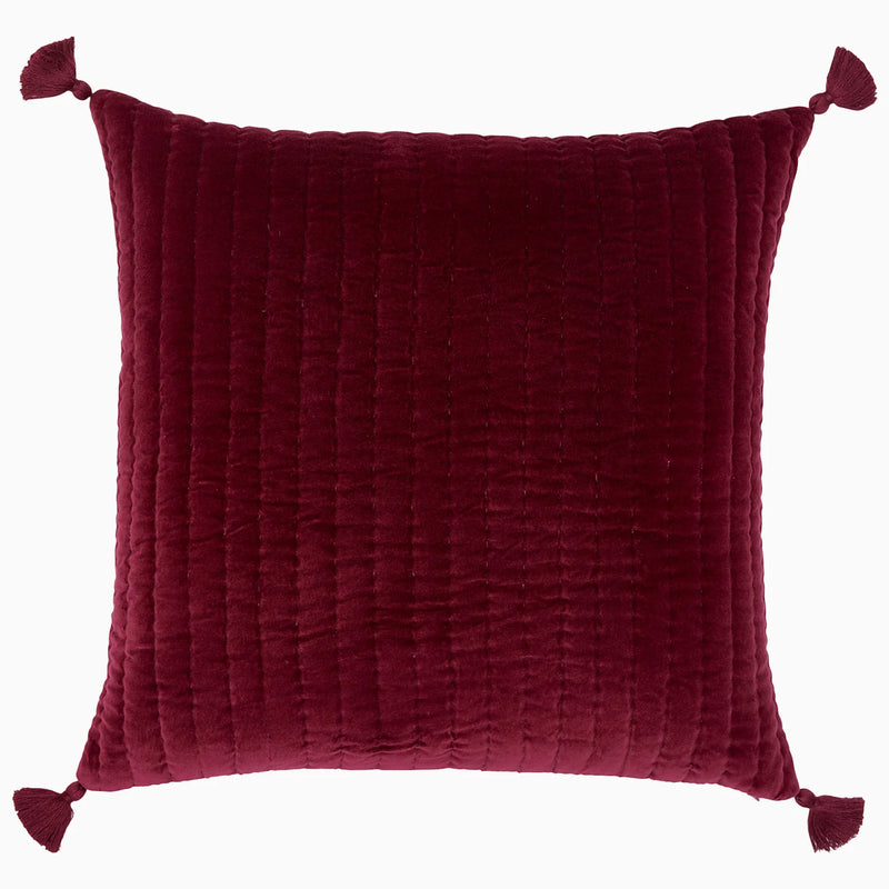 Velvet Berry Decorative Pillow