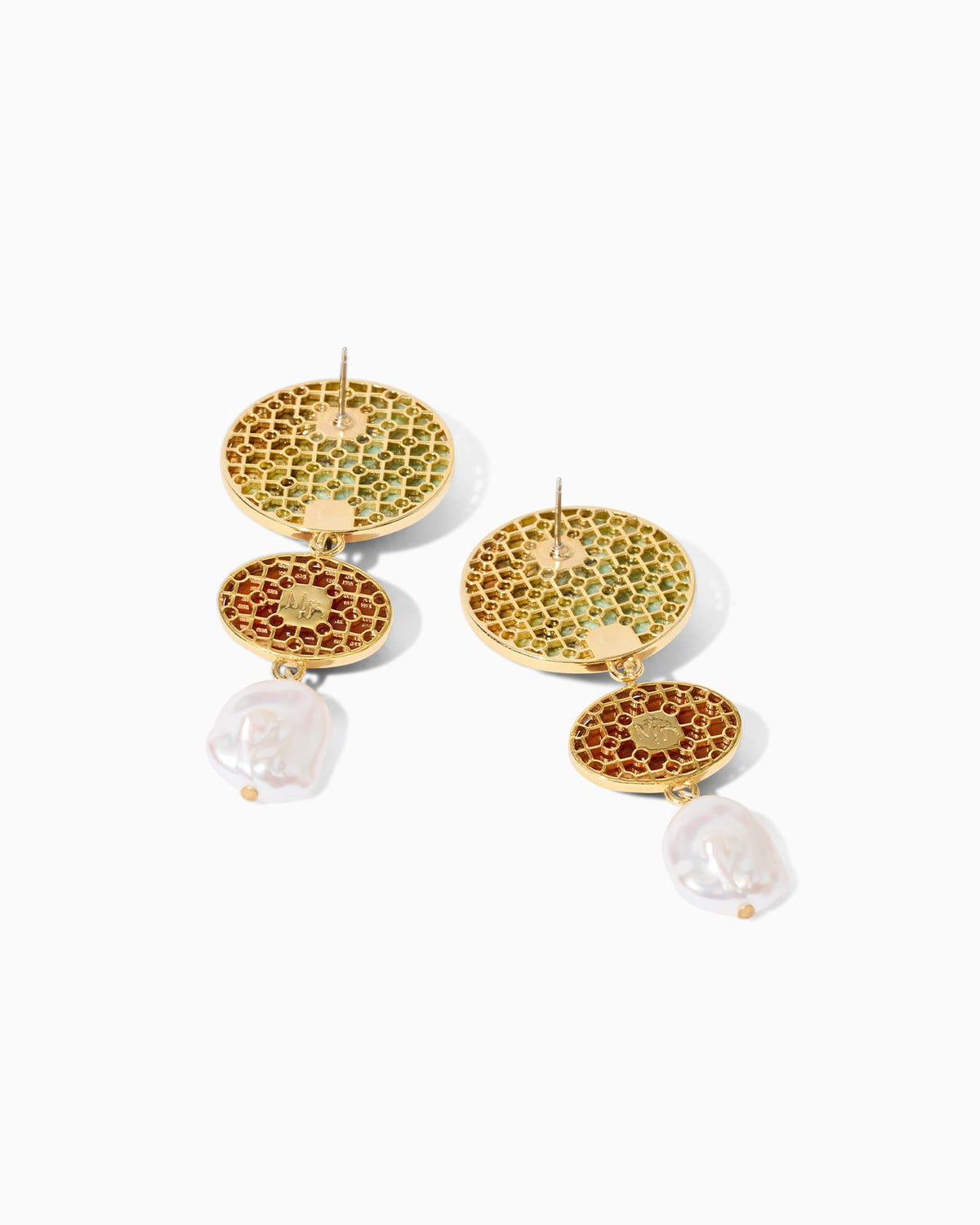 The Plus One Earrings: Turquoise and Carnelian