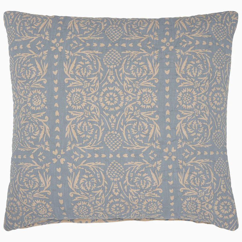 Raisa Slate Woven Euro