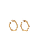 Bamboo Hoop Earrings
