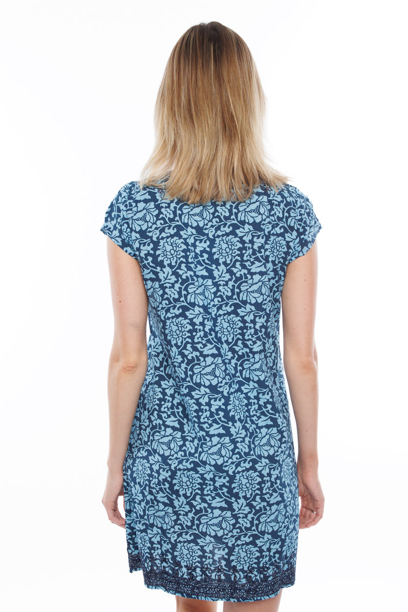 Woman's Navy Lucy Dress Calypso St Barth Woman's Navy Lucy Dress Calypso St Barth