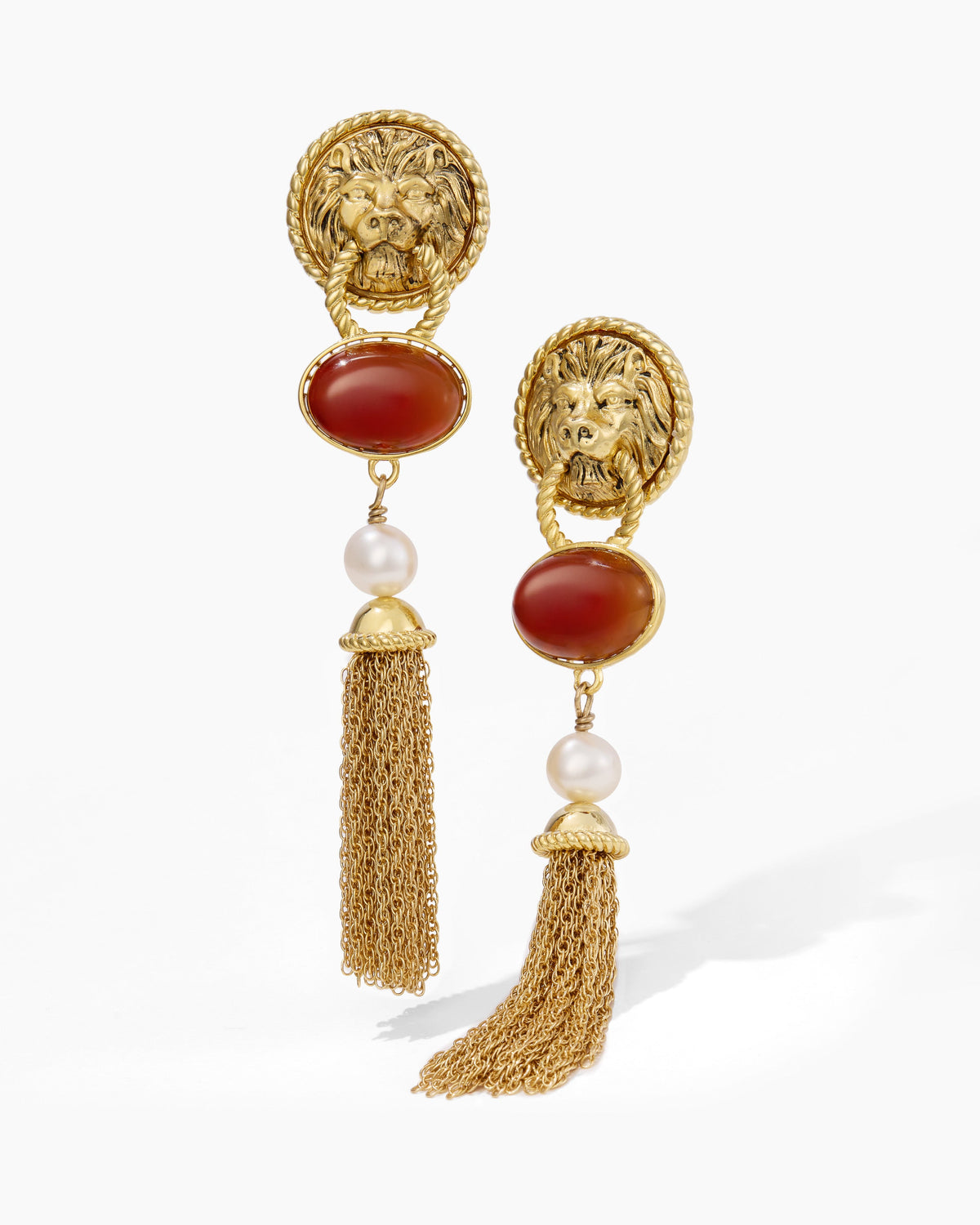 The East of Greenwich Earrings- Carnelian