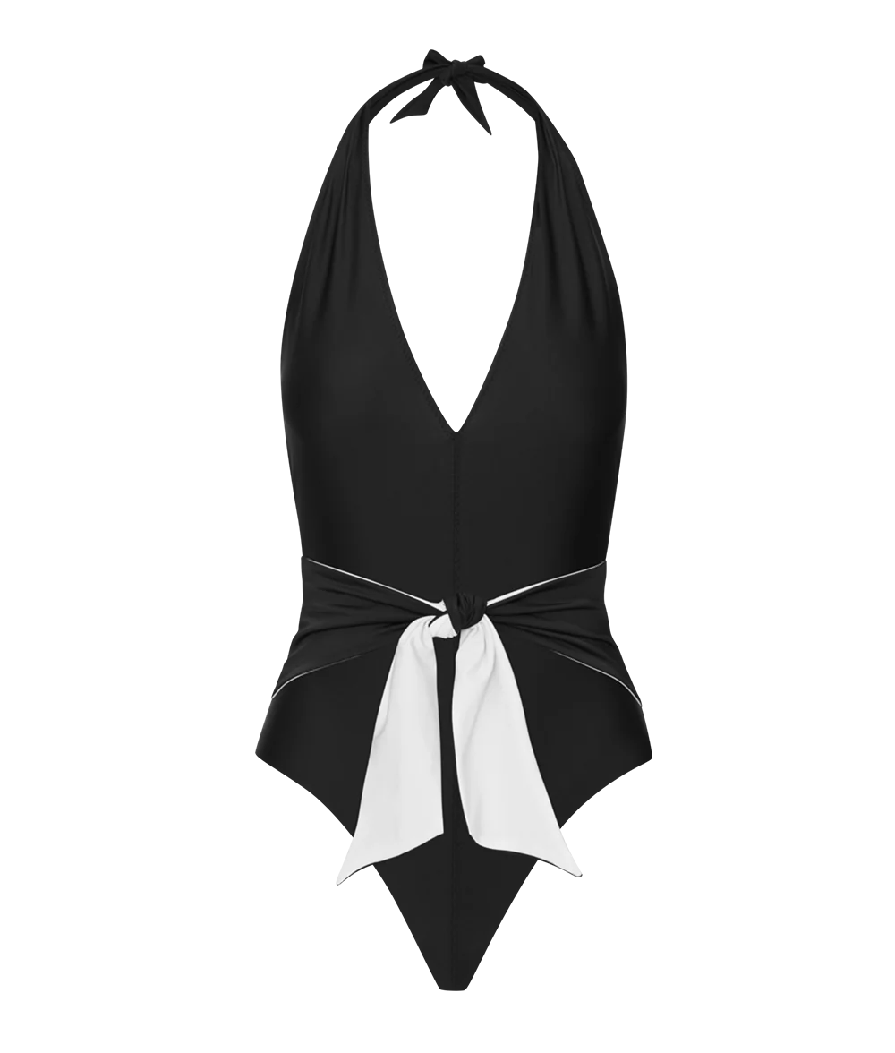 The Tie Front One Piece
