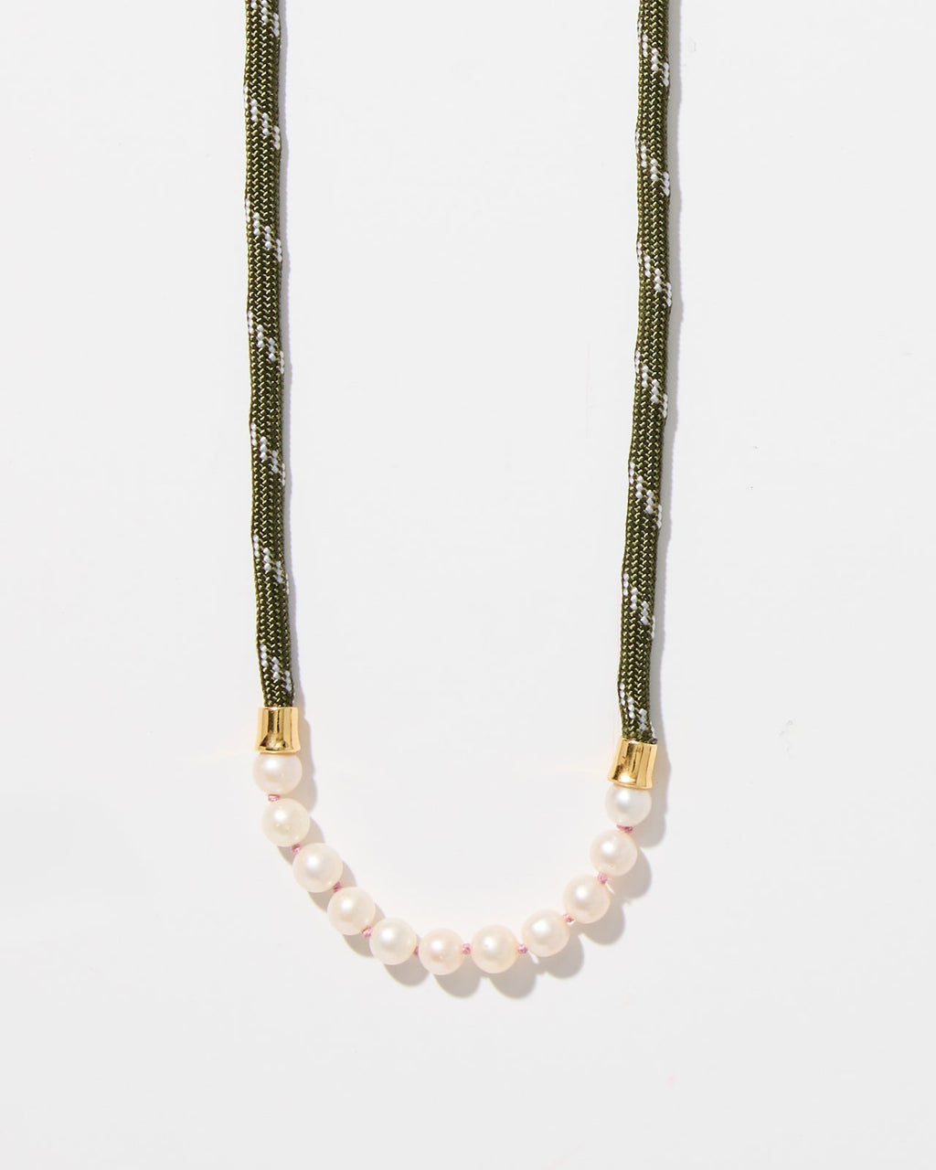 The Mister B. Necklace- Olive Cord