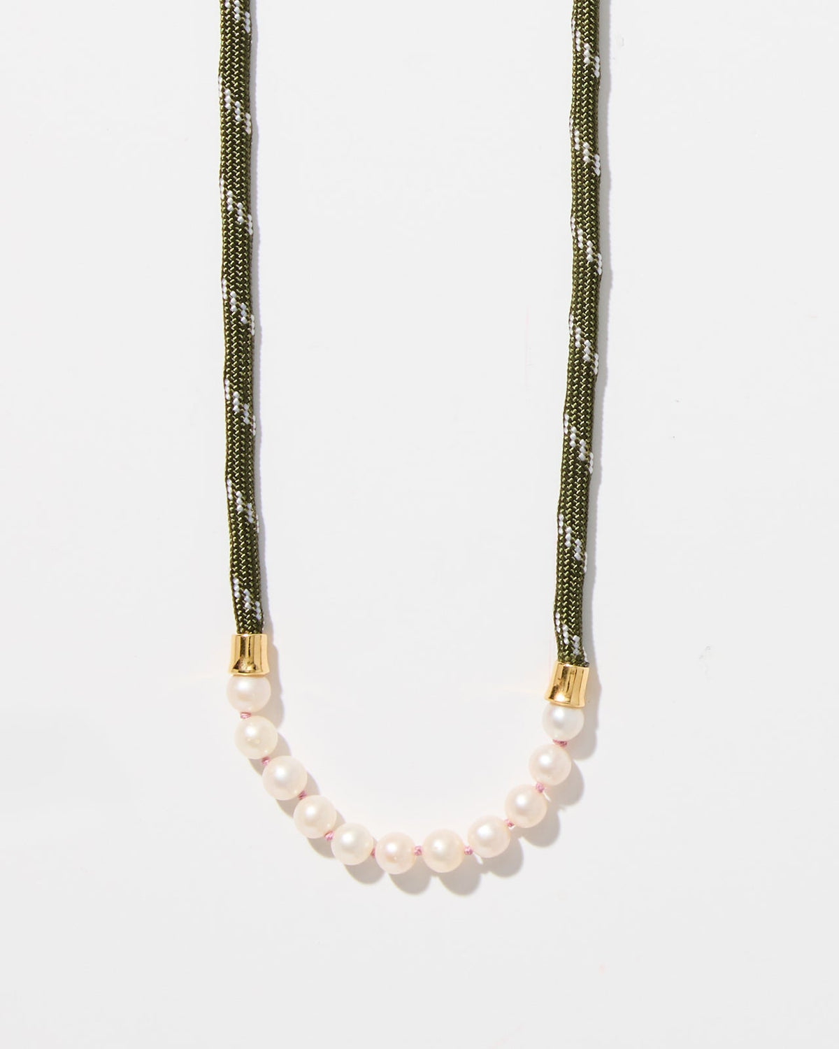 The Mister B. Necklace- Olive Cord