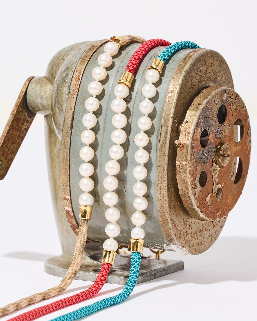 The Mister B. Necklace- Pomegranate Cord
