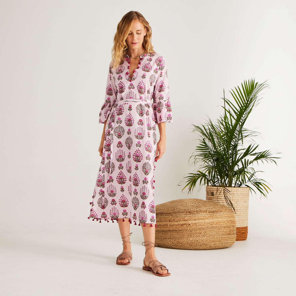 knee length dresses for ladies Medallion Dress