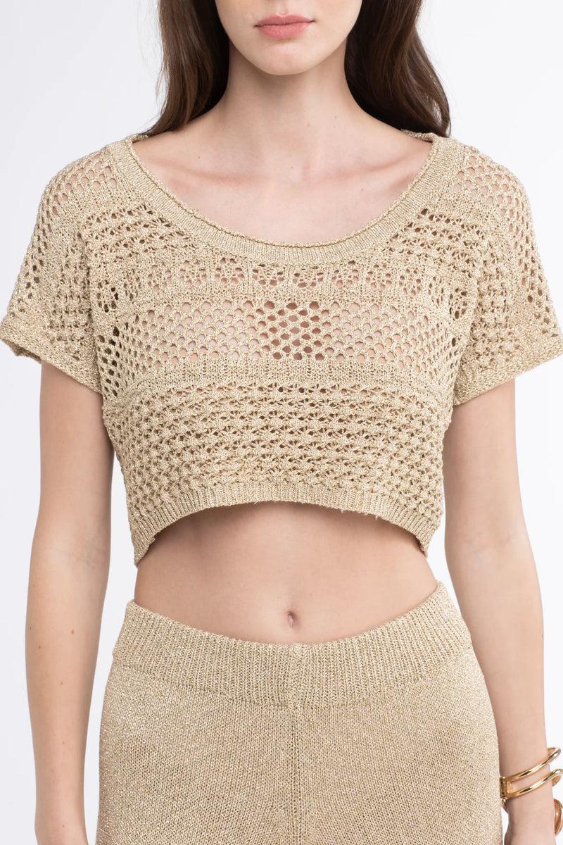 Mateo Crochet Top