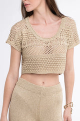 Mateo Crochet Top