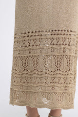 Gioca Crochet Maxi Skirt