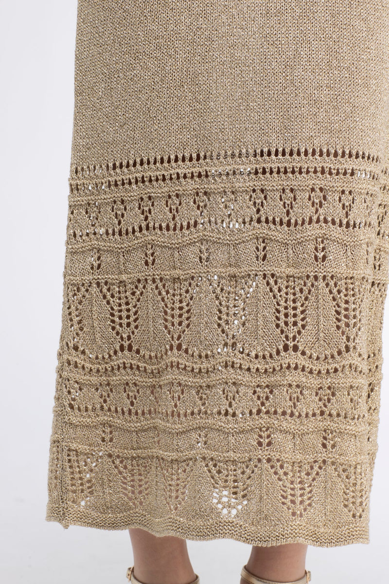 Gioca Crochet Maxi Skirt