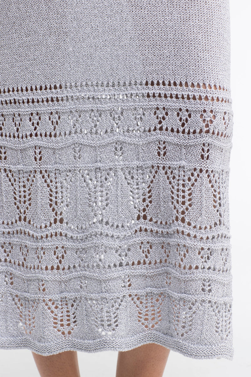 Gioca Crochet Maxi Skirt