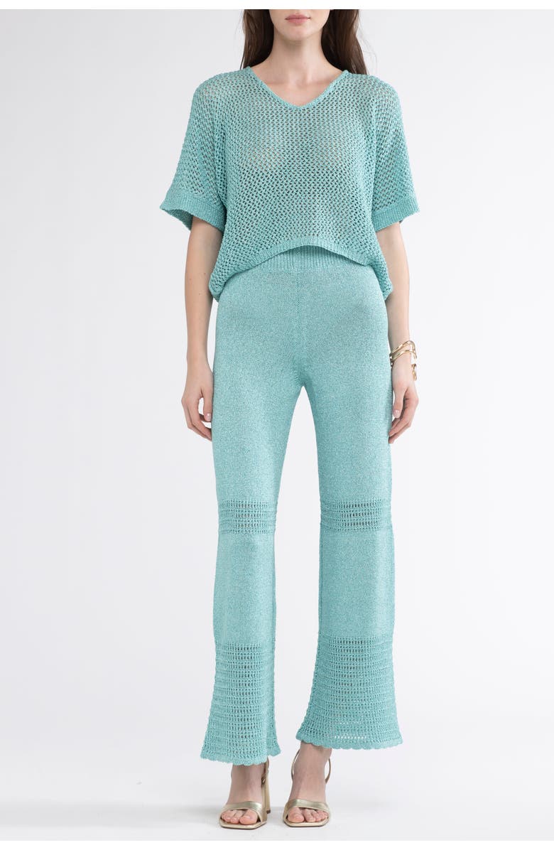 Tina Crochet Lurex Pants