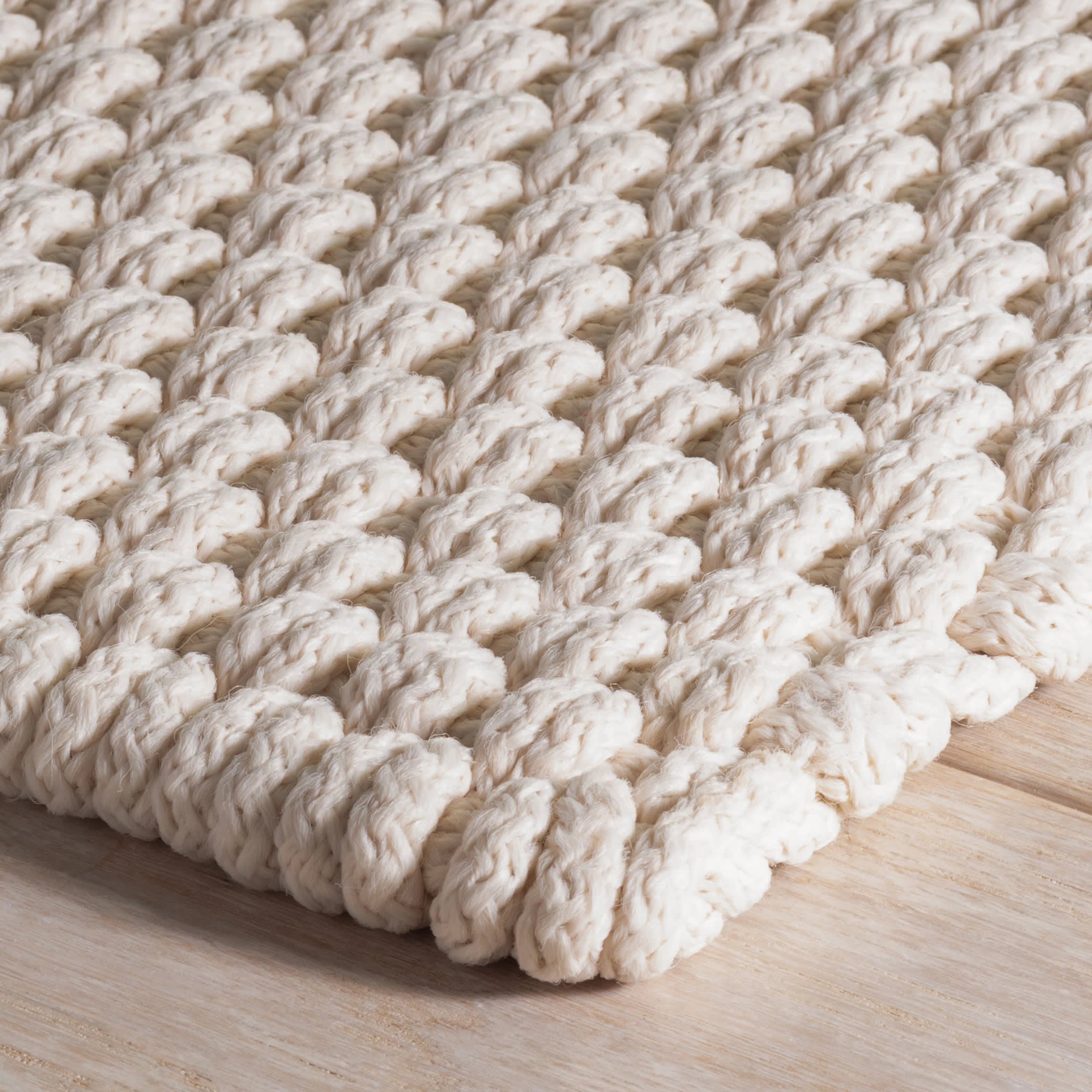 Rope Handwoven Indoor/Outdoor Rug | Ivory