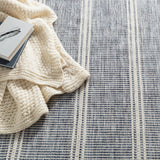 Malta Handwoven Wool Rug | Blue