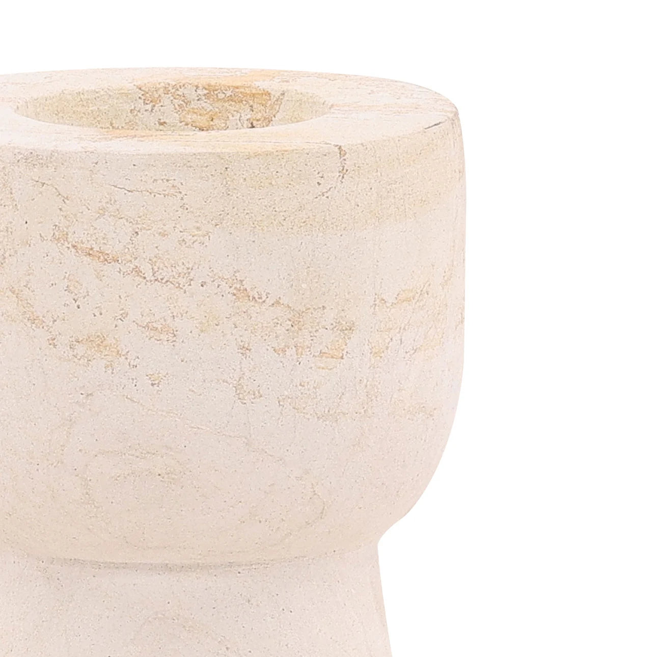 gypsum candle holder