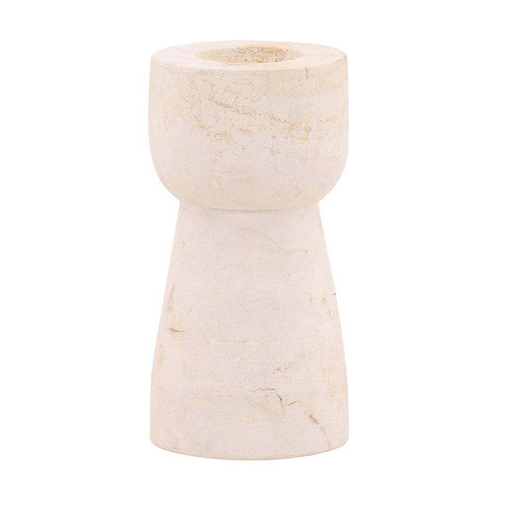 gypsum candle holder