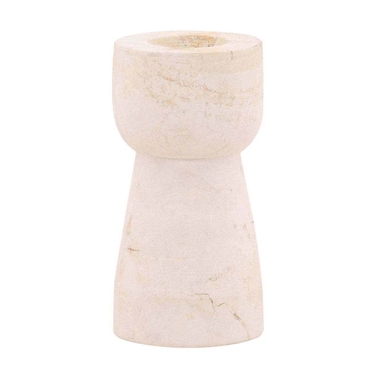 gypsum candle holder