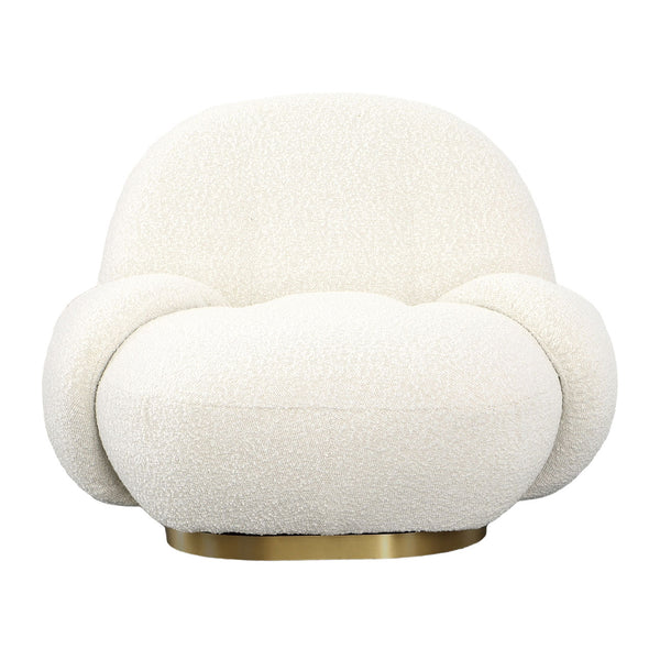 Kass Swivel Chair - Cream